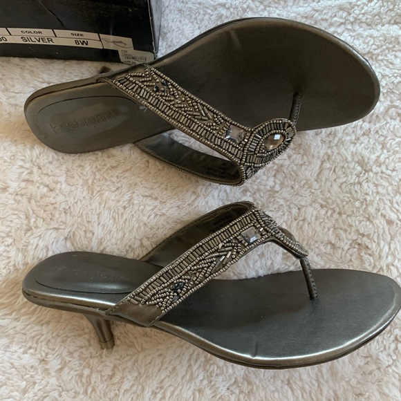 NWT Lane Bryant new in box silver heels - Picture 4 of 15